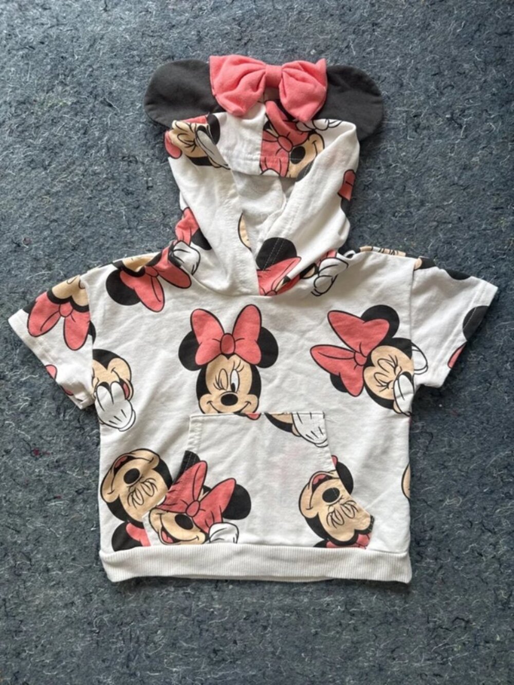 Disney Minnie Mouse Girls Hoodie – Size 4